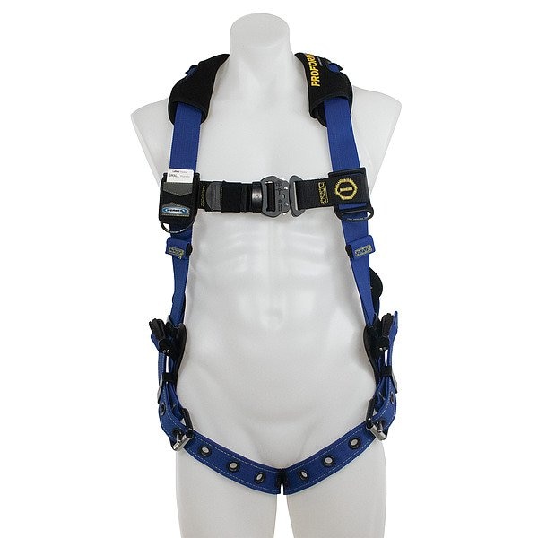 Werner Harness, Tongue Buckle Leg, Black/Blue, S - H012001