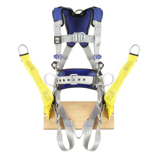3M Dbi-Sala ExoFit(TM) X100 Fall Protection Harness, S, 420 lb, Mating Chest/ Tongue Leg Buckles - 1401145
