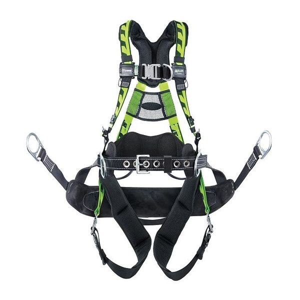 Honeywell Miller AirCore(TM) Tower Full Body Harness, L/XL, 400 lb., Quick-Connect Chest/ Quick-Connect Leg Buckles - ACT-QCBCUG