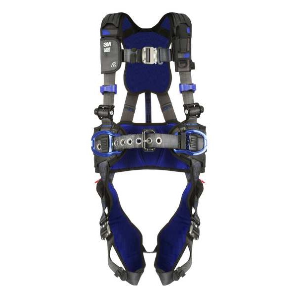 3M Dbi-Sala ExoFit(TM) X300 Fall Protection Harness, L, 420 lb, Quick-Connect Chest/ Quick-Connect Leg Buckles - 1403100