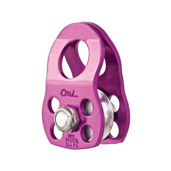 Cmi Micro Pulley 1/2 in. Capacity & Moveable Cheek Plates Purple - 15220