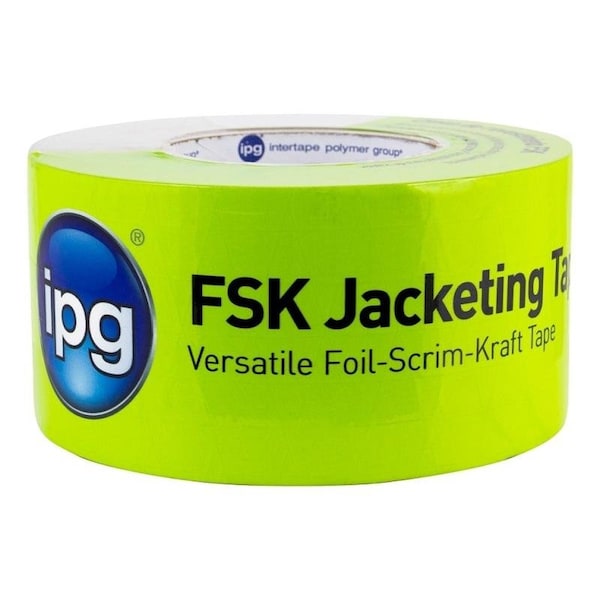 Cinta de aislamiento Intertape FoilScrim, 50 yd de largo, 295 pulgadas de ancho, respaldo de polímero - FSK3-HC