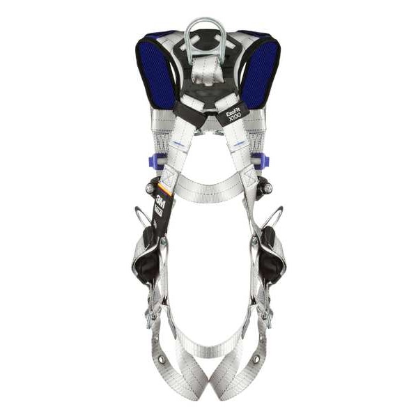 3M Dbi-Sala ExoFit(TM) X100 Fall Protection Harness, L, 420 lb, Mating Chest/ Tongue Leg Buckles - 1401163