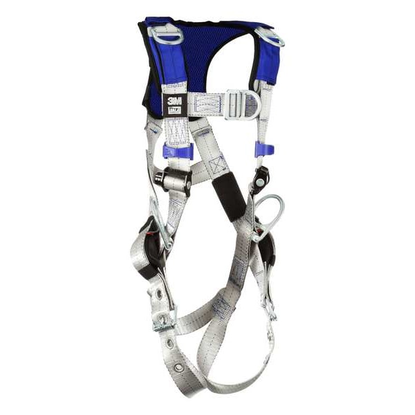 3M Dbi-Sala ExoFit(TM) X100 Fall Protection Harness, L, 420 lb, Mating Chest/ Tongue Leg Buckles - 1401163
