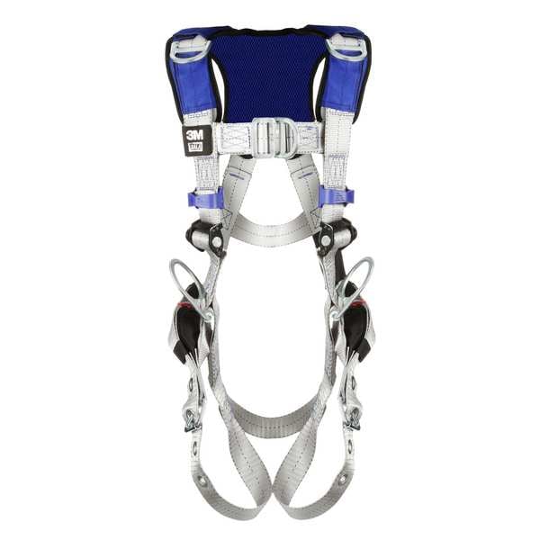 3M Dbi-Sala ExoFit(TM) X100 Fall Protection Harness, L, 420 lb, Mating Chest/ Tongue Leg Buckles - 1401163