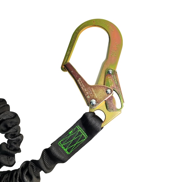 Frontline Patriot 6' Double Leg Elastic Lanyard with Rebar Hook Ends - LES62R-US