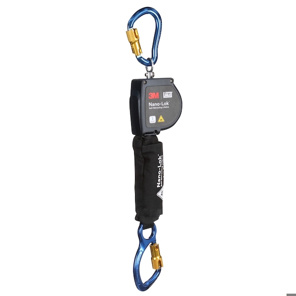 3M Dbi-Sala Self-Retracting Lifeline, 420 lb Weight Capacity, Black - 3100581