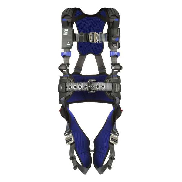 3M Dbi-Sala ExoFit(TM) X300 Fall Protection Harness, L, 420 lb, Quick-Connect Chest/ Quick-Connect Leg Buckles - 1403072