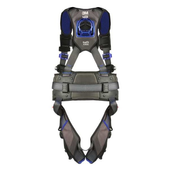 3M Dbi-Sala ExoFit(TM) X300 Fall Protection Harness, L, 420 lb, Quick-Connect Chest/ Quick-Connect Leg Buckles - 1403072