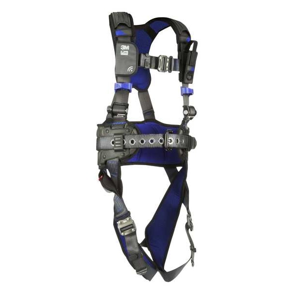 3M Dbi-Sala ExoFit(TM) X300 Fall Protection Harness, L, 420 lb, Quick-Connect Chest/ Quick-Connect Leg Buckles - 1403072
