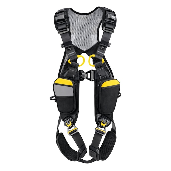 Petzl Newton EasyFit Fall Arrest Harness, 1, Fast LT Plus Buckles Leg Buckles - C073FA01