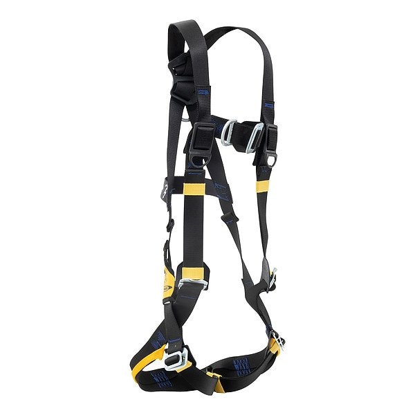 Werner H9158 LITEFIT(TM) Arc Flash Harness Construction (Back and Hip D-Rings), Pass Thru Legs (M/L), M/L - H925802