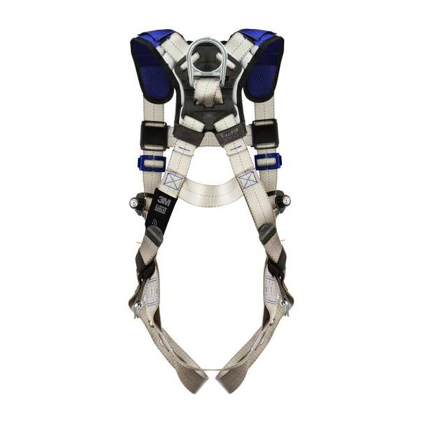 3M Dbi-Sala X100 Harness, L, 420 lb, Mating Chest/ Tongue Leg Buckles, Back D-Ring - 1401002