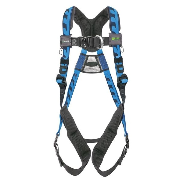 Honeywell Miller AirCore(TM) Full Body Harness, S/M, 400 lb., Quick-Connect Chest/ Quick-Connect Leg Buckles - AAF-QCSMB