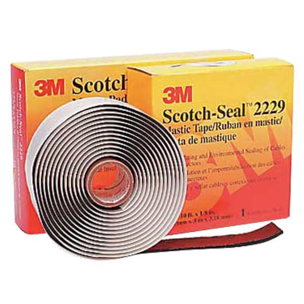 Cinta mastique 3M, 125 mil, 3-3/4" x 3-3/4", PK40 - 2229-P-3-3/4X3-3/4IN
