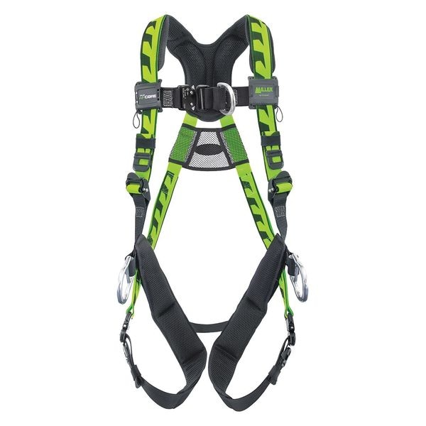 Honeywell Miller AirCore(TM) Full Body Harness, L/XL, 400 lb., Quick-Connect Chest/ Quick-Connect Leg Buckles - AAF-QCDUG