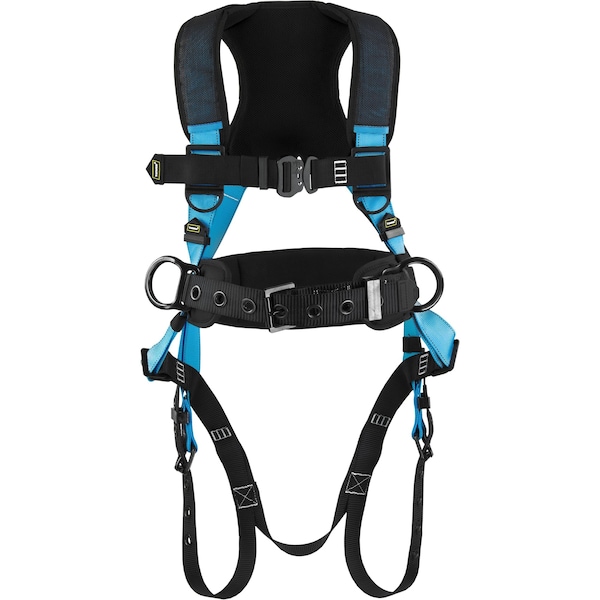 Ironwear Full Body Harness W/ Shoulder Pads, Hvy Dty Tool & Back Support Belt | 420 Lb Capacity - 2160-SM-MD