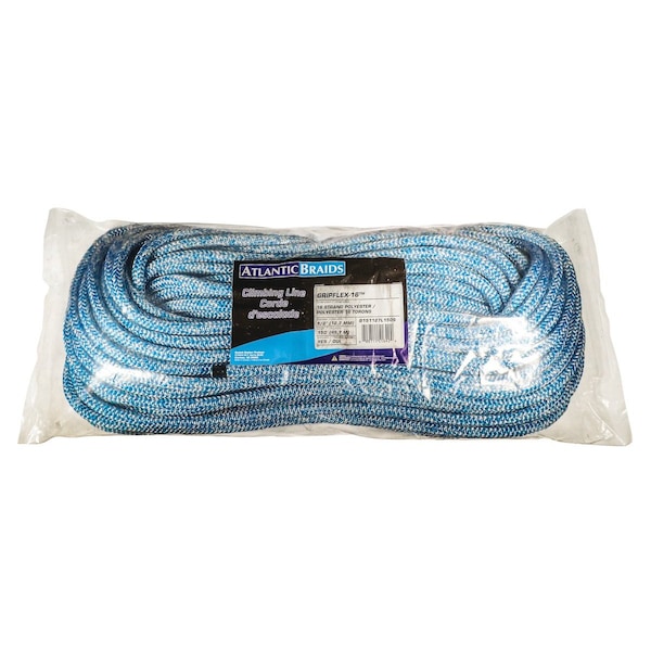 A & I Products CLIMB ROPE, GRIPFLEX-16, 1/2"X 150' 1 EYE 18" x8" x2" - A-B151127L150S