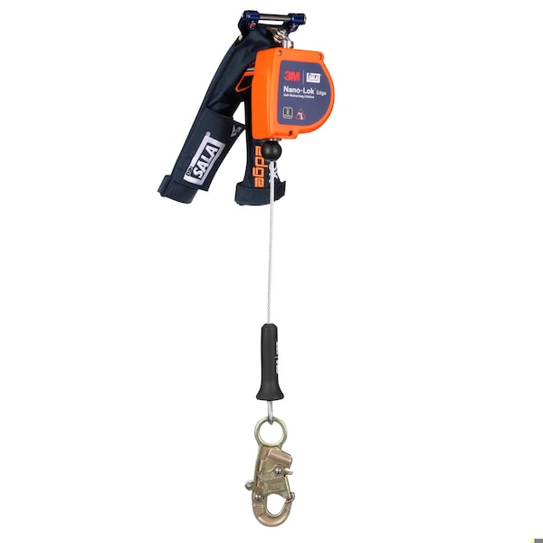 3M Dbi-Sala Self-Retracting Lifeline, 420 lb Weight Capacity, Orange - 3500288