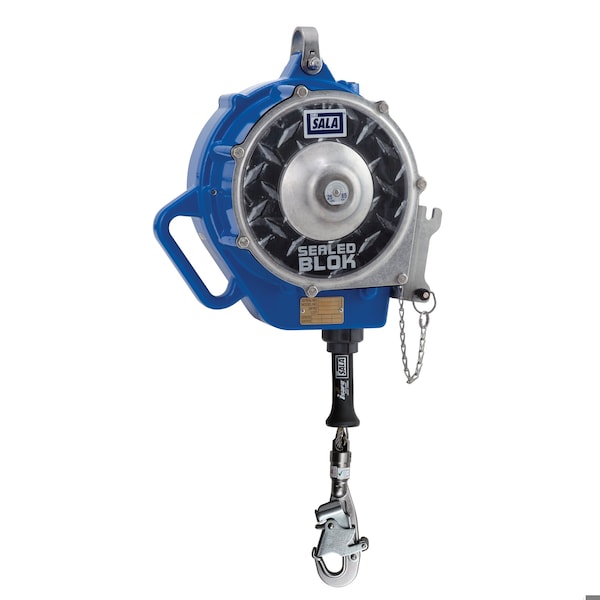 3M Dbi-Sala Self-Retracting Lifeline, 420 lb Weight Capacity, Blue - 3400168