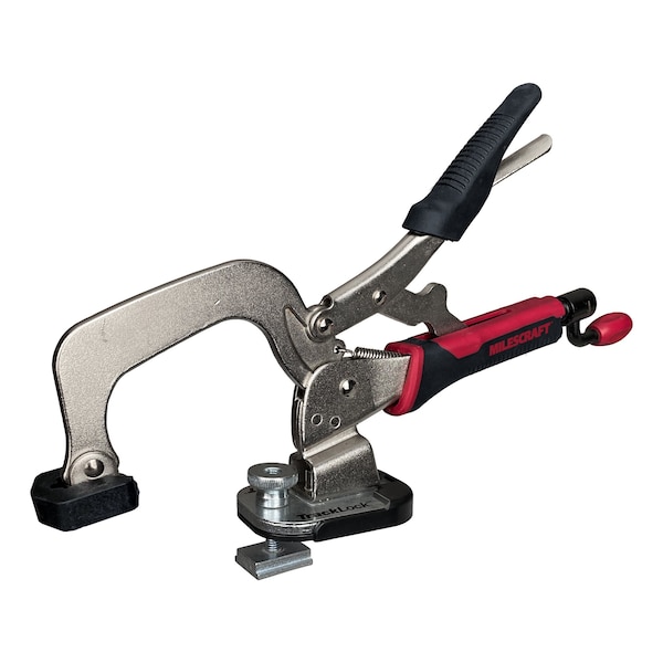 Milescraft Track Master, Universal T-Track Clamping System. Fits any T-Track. Clamping Base and 3in Clamp. - 4023