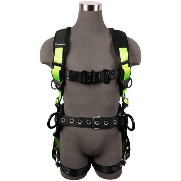 Safewaze Full Body Harness, Vest Style, M - FS377-M