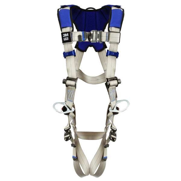 3M Dbi-Sala ExoFit(TM) X100 Fall Protection Harness, L, 420 lb, Quick-Connect Chest/ Quick-Connect Leg Buckles - 1401032