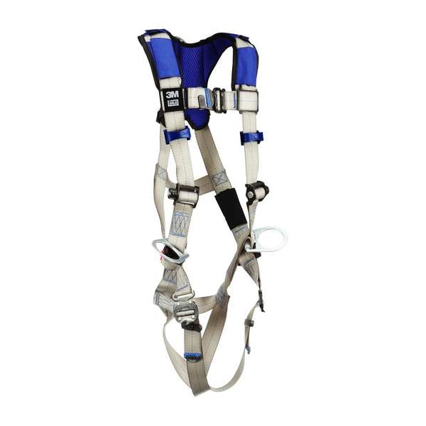 3M Dbi-Sala ExoFit(TM) X100 Fall Protection Harness, L, 420 lb, Quick-Connect Chest/ Quick-Connect Leg Buckles - 1401032