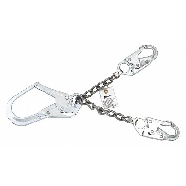 Honeywell Miller Rebar Chain Assembly, 24", Silver - T8221-Z7/