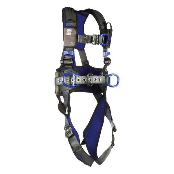 3M Dbi-Sala ExoFit(TM) X300 Fall Protection Harness, 2XL, 420 lb, Quick-Connect Chest/ Back, Chest, Hips D-Ring - 1403107