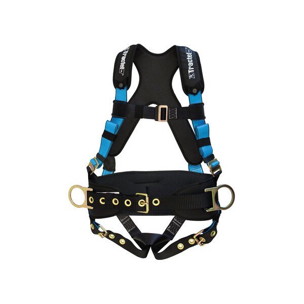 Tractel Tracx Full Body Harness, Industrial Fall Arrest, Belt, XL Size - EBD95XL/X