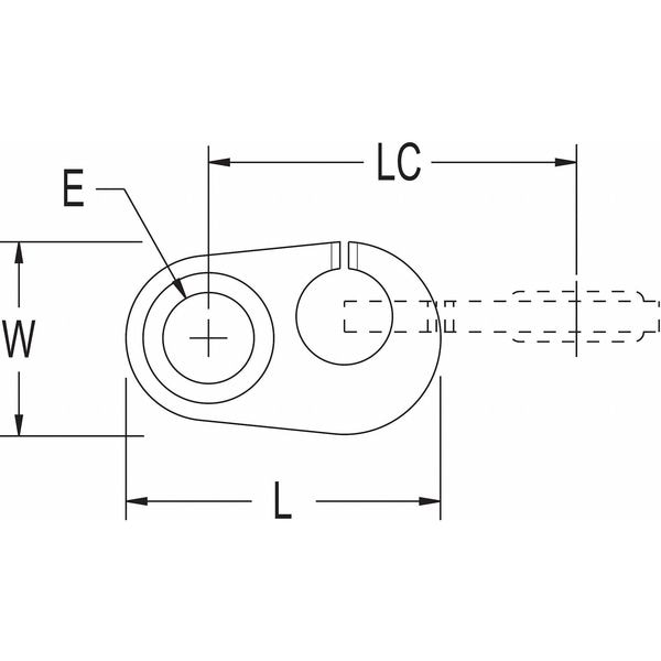 Ronstan Rope Connector, Size Up to 1/2 In. - RF2665