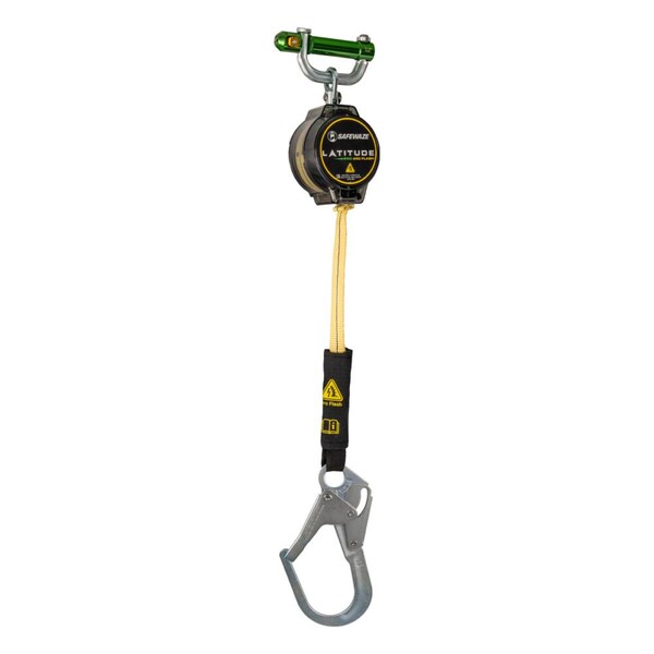Safewaze Latitude Pro Arc Flash 7ft Single Web SRL: 9013 BWB, Rebar Hook - 020-5205