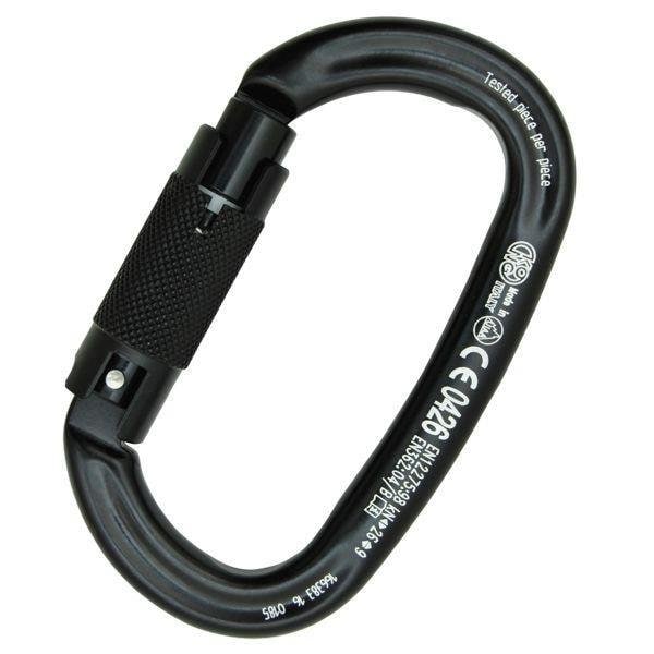 Kong Usa Oval, 110 mm Length, 21 mm Gate Opening, Aluminum Alloy, Black - 712LM0NNNKK