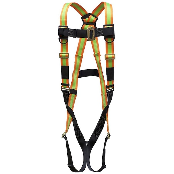 Super Anchor Safety Small - Hi-Viz Webbing Fall Arrester Full Body Harness - 6001-HS