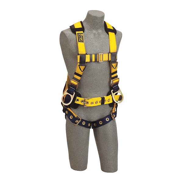 3M Dbi-Sala Delta(TM) Full Body Harness, 3XL, 420 lb., Back, Side D-Ring - 1106411
