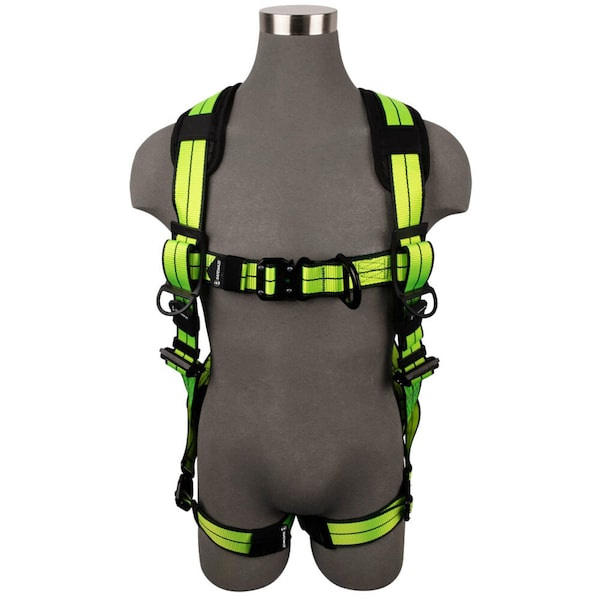 Safewaze PRO+ Full Body Harness 1D, QC Chest, FD, QC Legs  L/XL - FS-FLEX280-FD-L/XL