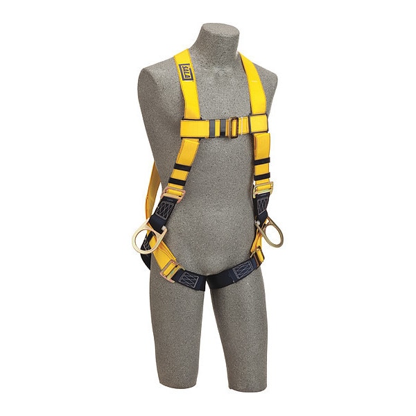 3M Dbi-Sala Delta(TM) Full Body Harness, Universal, 420 lb., Back, Side D-Ring - 1102009