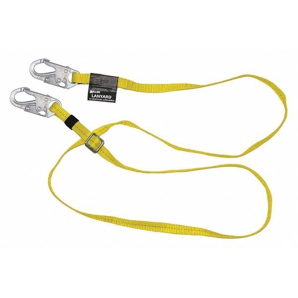 Honeywell Miller Adjustable Positioning Lanyard, 6 ft., Yellow - 210WLS-Z7/6FTYL