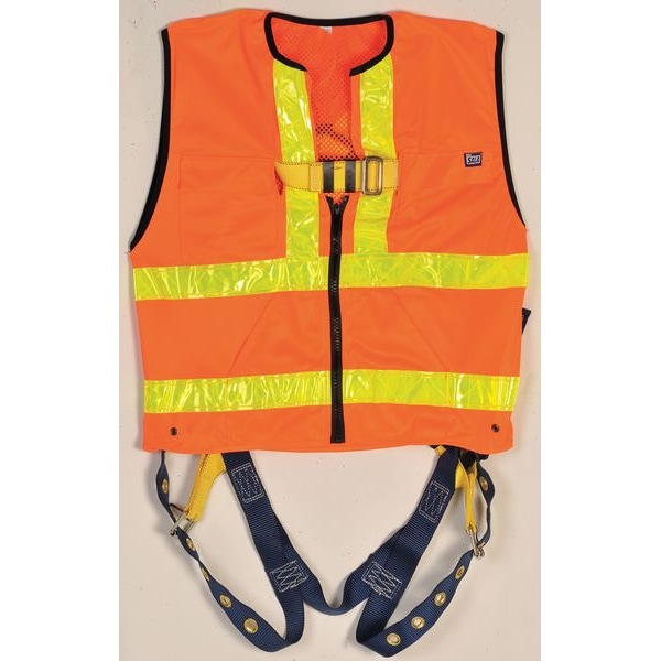 3M Dbi-Sala Delta(TM) Full Body Harness, XL, 420 lb., Mating Chest/ Tongue Leg Buckles, Back D-Ring - 1107405
