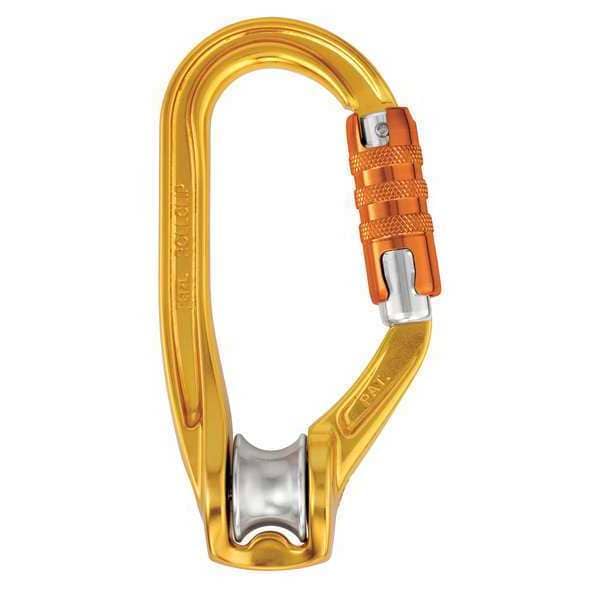 Petzl Carabiner Pulley, n/a, Gold - P74 TL