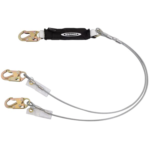Werner DeCoil Twinleg Leading Edge Lanyard - C461120LE