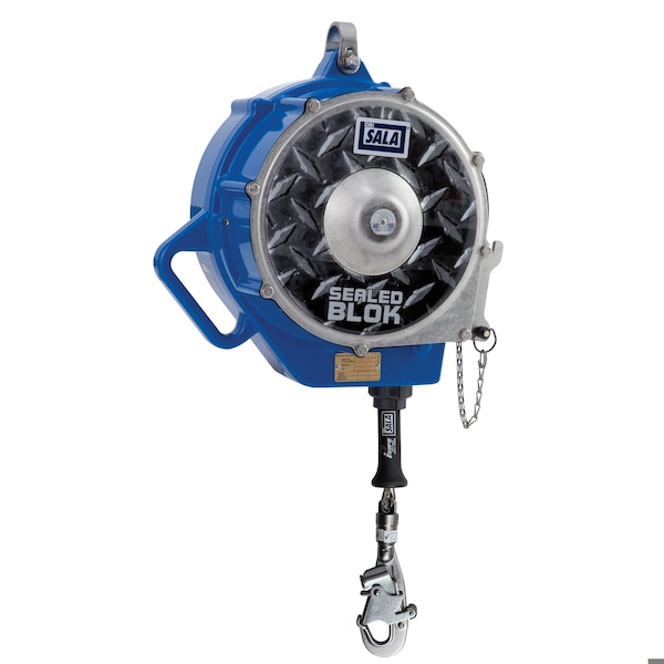 3M Dbi-Sala Self-Retracting Lifeline, 420 lb Weight Capacity, Blue - 3400171