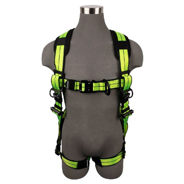 Safewaze PRO+ Full Body Harness: 1D, QC Chest, FD, QC Legs - FS-FLEX280-FD