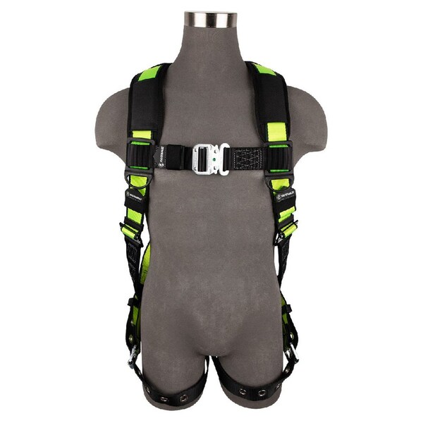 Safewaze PRO Full Body Harness: 1D, QC Chest, TB Legs - FS185-QC