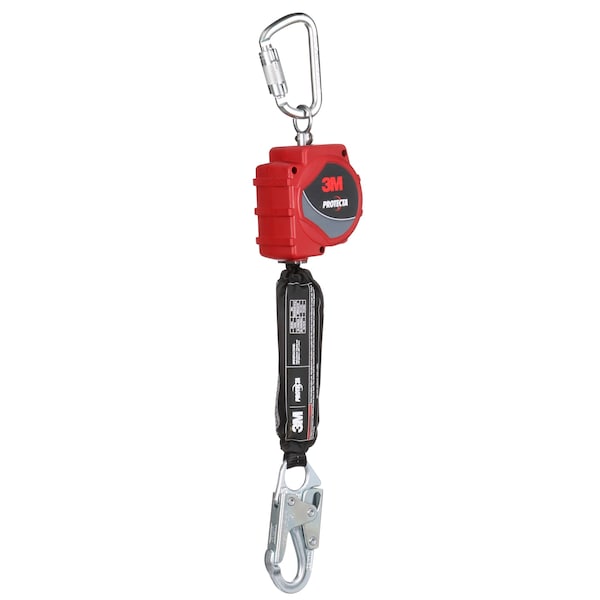 3M Self-Retracting Lifeline, 310 lb Weight Capacity, Red - 3100513