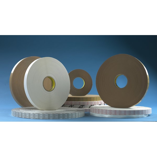Rollos de Cinta de Transferencia 3M, 1.0 Mil, 1/2x1000 yardas, Transparente, Paquete de 12 - T963920