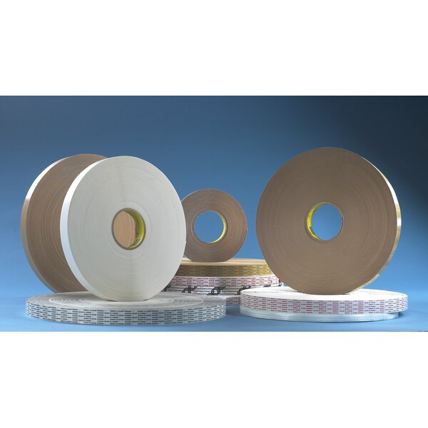 Rollos de Cinta de Transferencia 3M, 1.0 Mil, 1/2x1000 yardas, Transparente, Paquete de 12 - T963920