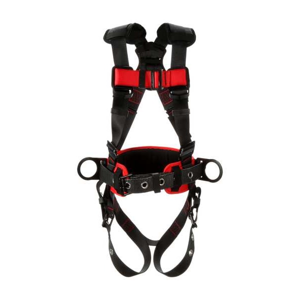 3M Protecta Protecta Full Body Harness, Vest, Positioning, Mating Chest Strap/Tongue Leg Strap Buckles, M/L - 1161309