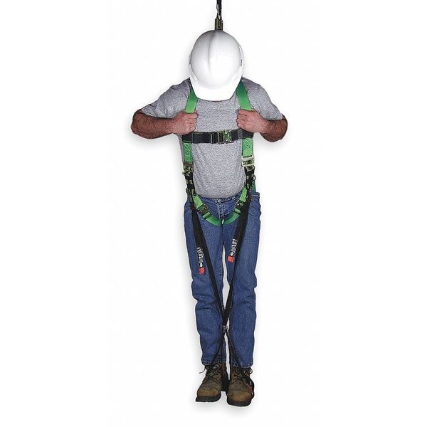 Honeywell Miller Suspension Trauma Relief Strap, For Gen Purpose Harnesses, 400 lb Capacity, One Size, Black/Orange - 9099/1